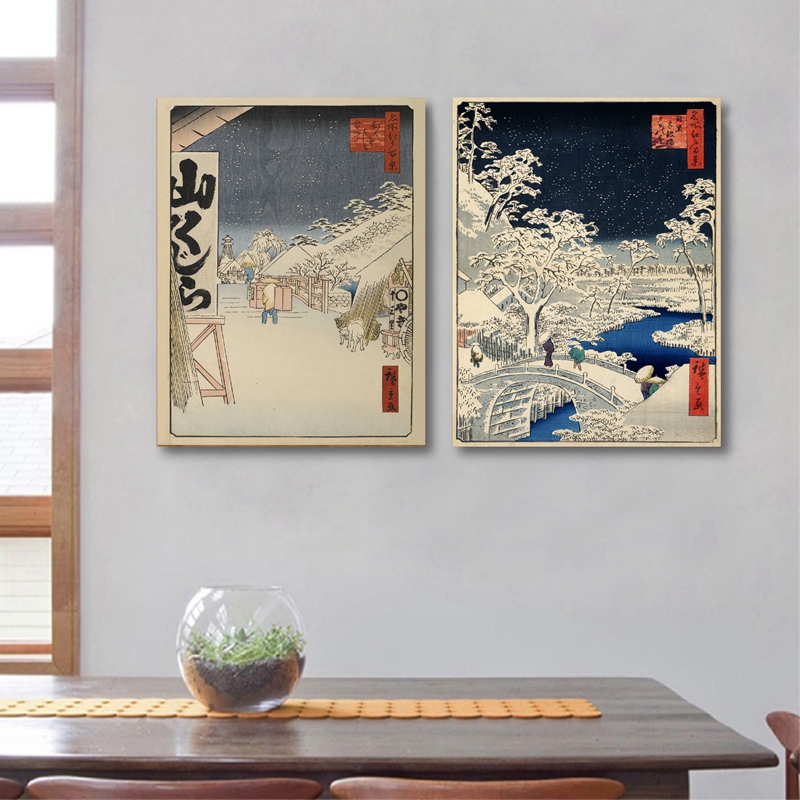 일본 전통 풍경 포스터 캔버스 아트 프린트, 일본 스타 - Japanese Lifestyle In Japanese 리뷰 및 가격