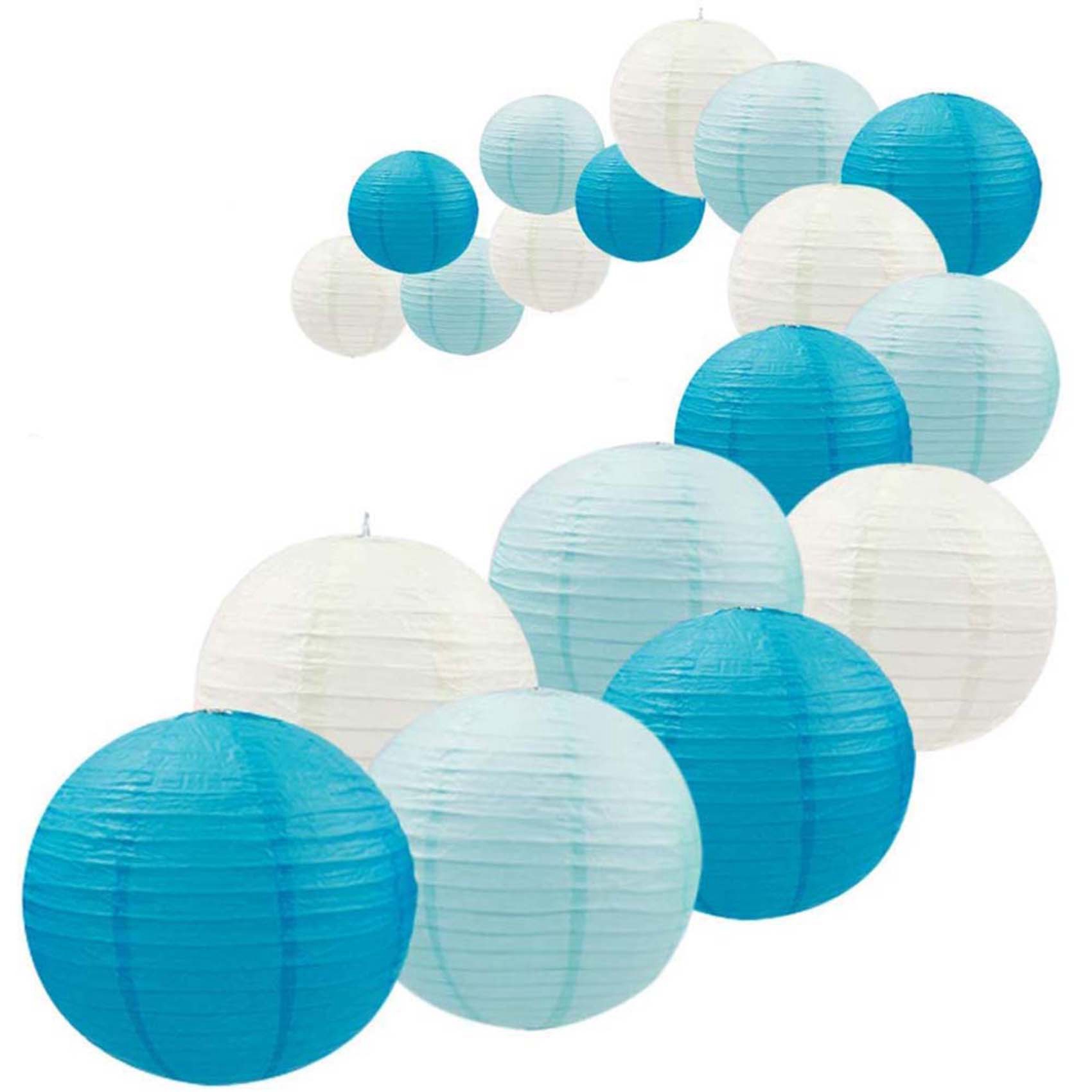 ABGE-18개입 로열 블루 색상 종이 랜턴 세트, 재 - Japanese Lantern Paper 리뷰 및 가격