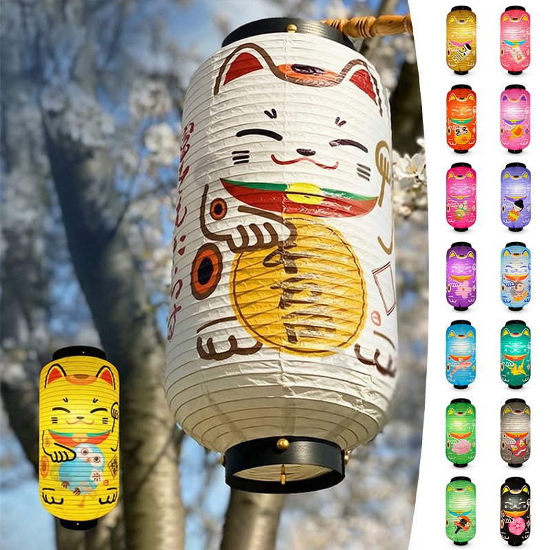20x45cm 일본 행운의 고양이 종이 랜턴 이자카야  - Japanese Lantern Paper 리뷰 및 가격