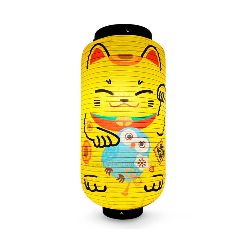 20x45cm 일본 행운의 고양이 종이 랜턴 이자카야  - Japanese Lantern Paper 리뷰 및 가격