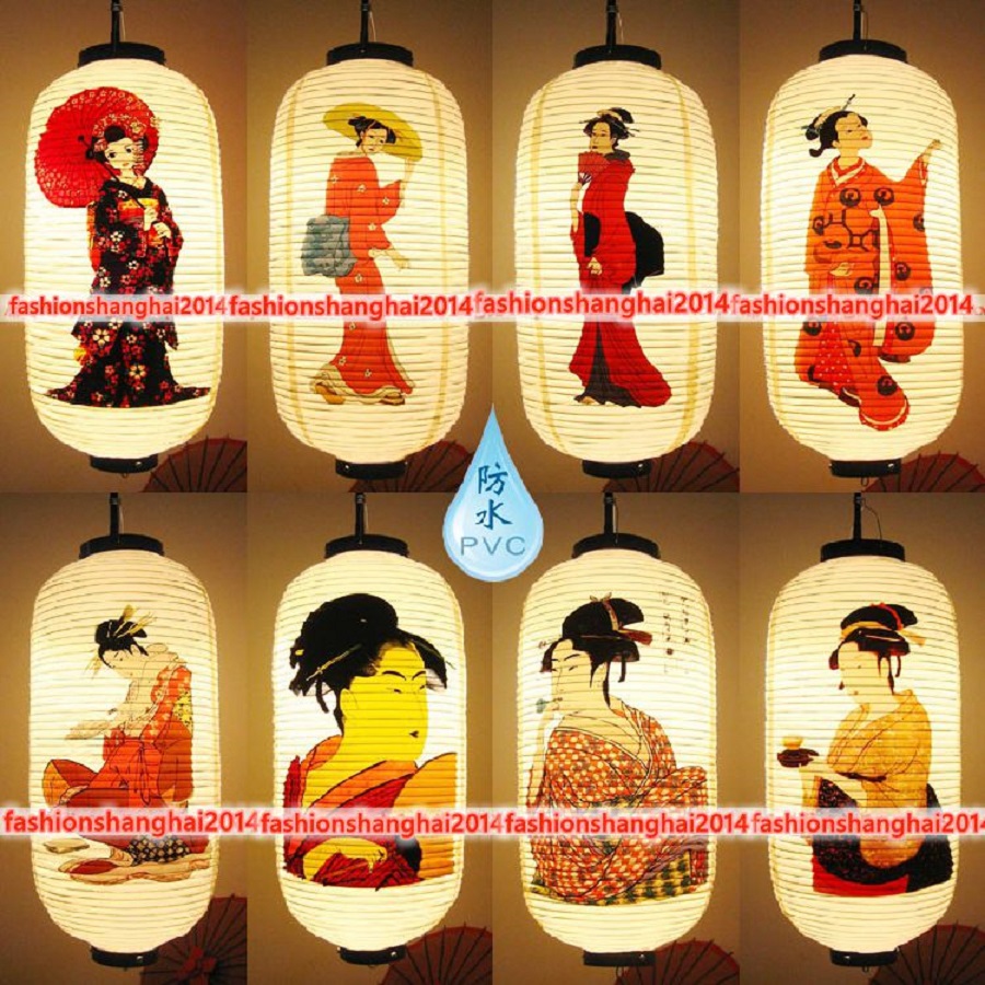 일본 PVC 방수 맞춤형 랜턴 매달려 아름다움 여성 야 - Japanese Lantern Paper 리뷰 및 가격
